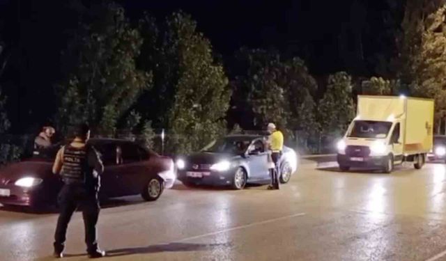 Huzur uygulamasında  7 araca işlem yapıldı