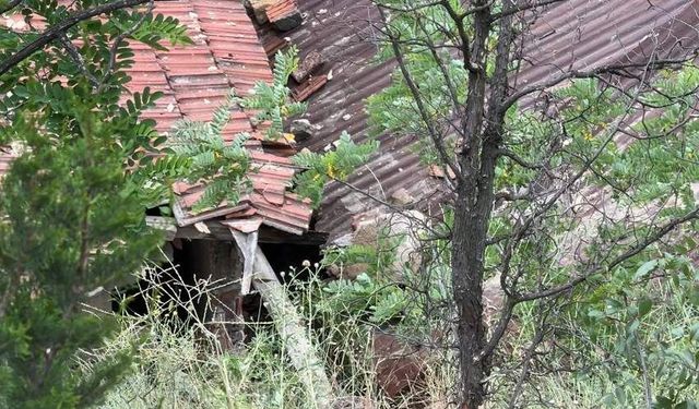 Faciadan dönüldü: Heyelanda kaya parçalarının isabet ettiği ev hasar gördü