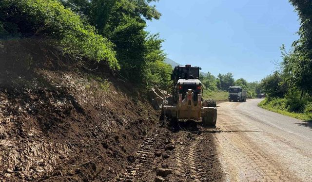 Köyde beton kanal çalışması başladı