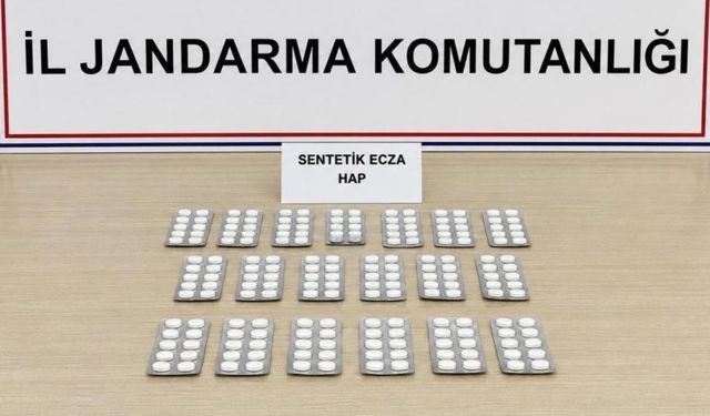331 sentetik hap ele geçirildi