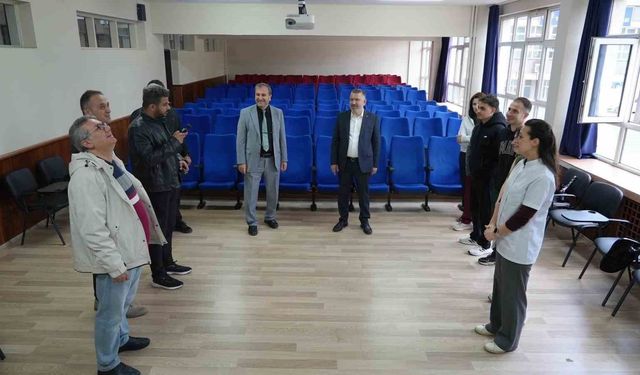 Tıp Fakültesi'ndeki çalışmalar yerinde incelendi
