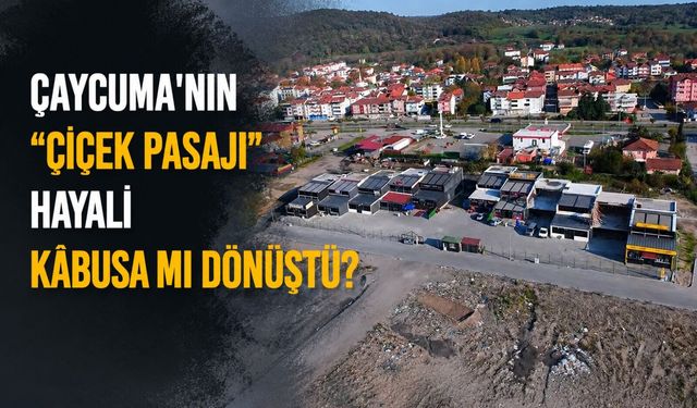 Çaycuma'nın "Çiçek Pasajı" hayali kâbusa mı dönüştü?