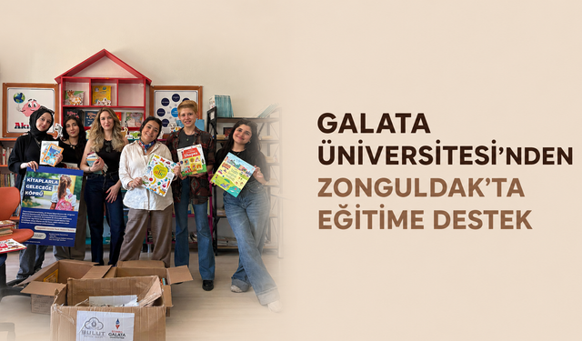 Galata Üniversitesi’nden Zonguldak'ta eğitime destek