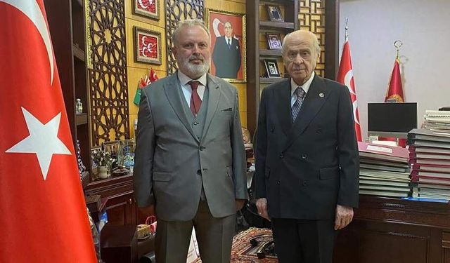 Önder Alkan, Devlet Bahçeli ile bir araya geldi