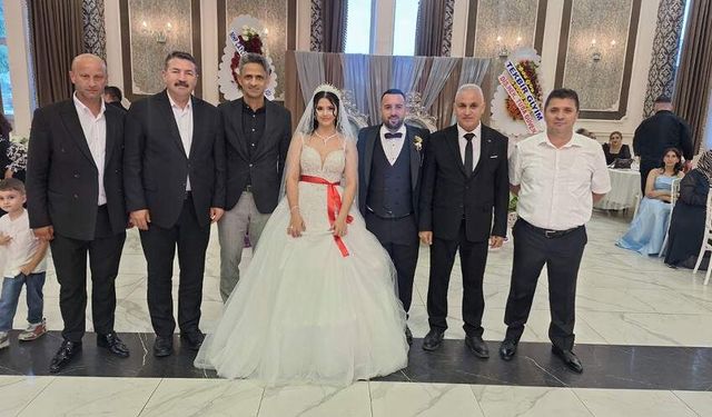 Yaşar ve Kaymak Ailelerinin mutlu günü