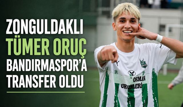 Zonguldaklı Tümer Oruç, Bandırmaspor'a transfer oldu