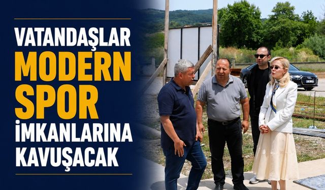 Vatandaşlar modern spor imkanlarına kavuşacak