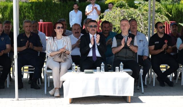 Orman köylerine 21 yeni su tankeri teslim edildi