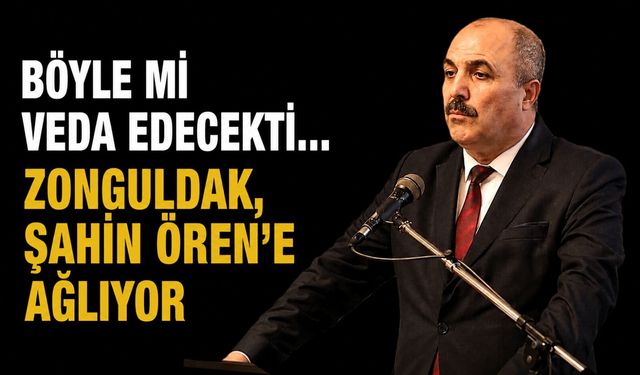 Böyle mi veda edecekti... Zonguldak, Şahin Ören'e ağlıyor