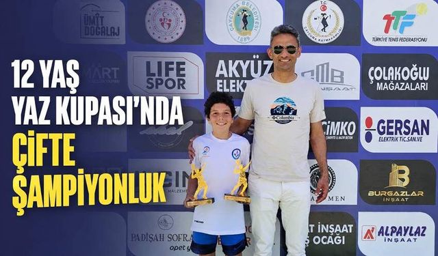 12 Yaş Yaz Kupası’nda çifte şampiyonluk
