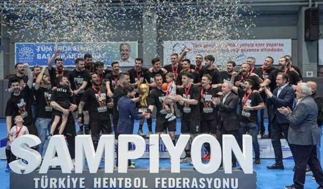 Genel menejeri Zonguldaklı Ozan Arifoğlu olan Beşiktaş Hentbol Takımı şampiyon oldu