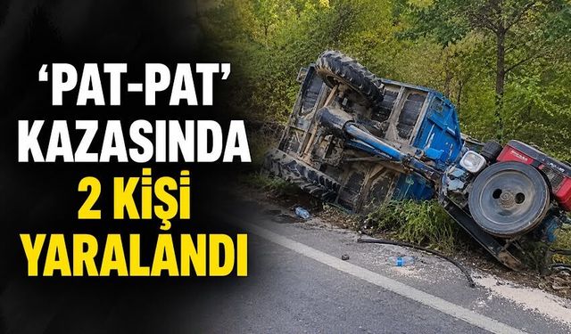 'Pat-pat' kazasında 2 kişi yaralandı