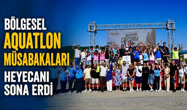 Bölgesel Aquatlon Müsabakaları heyecanı sona erdi