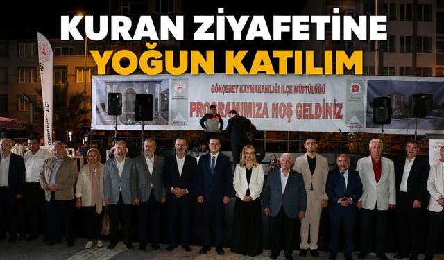 Kuran ziyafetine yoğun katılım