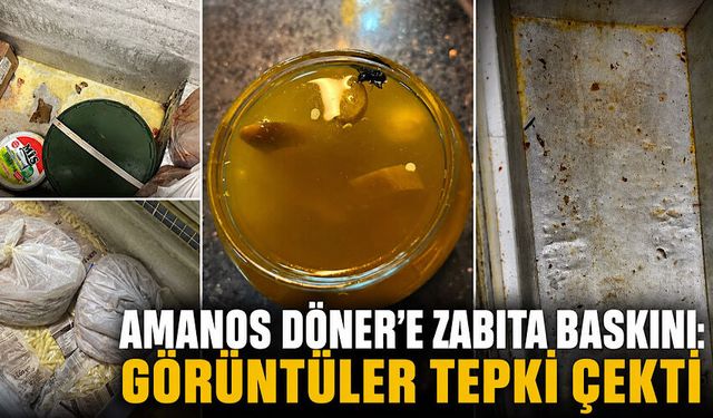 Amanos Döner’e zabıta baskını: Görüntüler tepki çekti