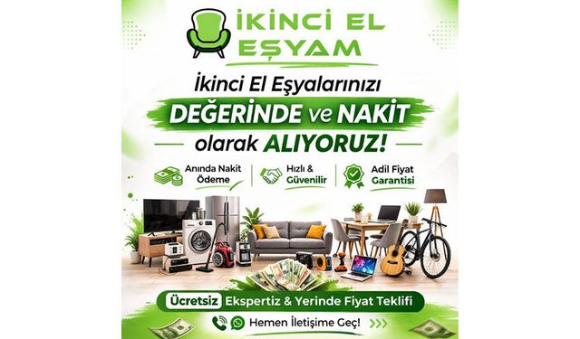 Kullanmadığınız Eşyalarınızı Değerinde Satın Alan Güvenilir Adres: İkinci El Eşyam