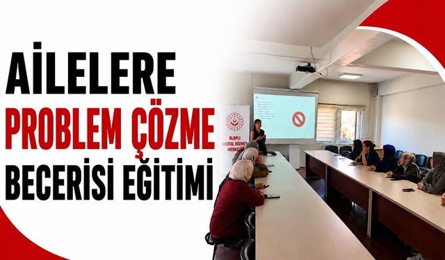 Ailelere problem çözme becerisi eğitimi