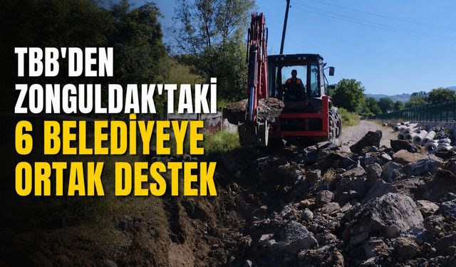 TBB'den Zonguldak’taki 6 belediyeye ortak destek