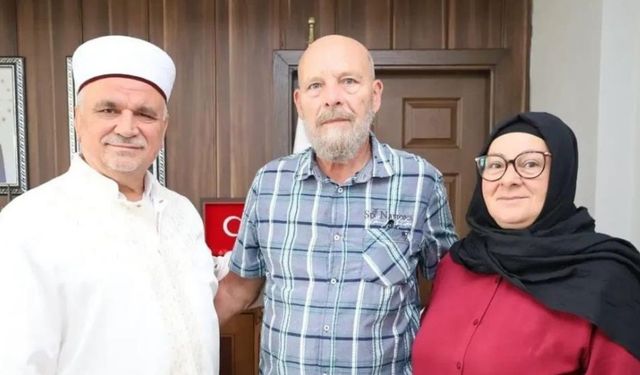Müslüman eşinden ilham aldı, İslamiyet'i seçti