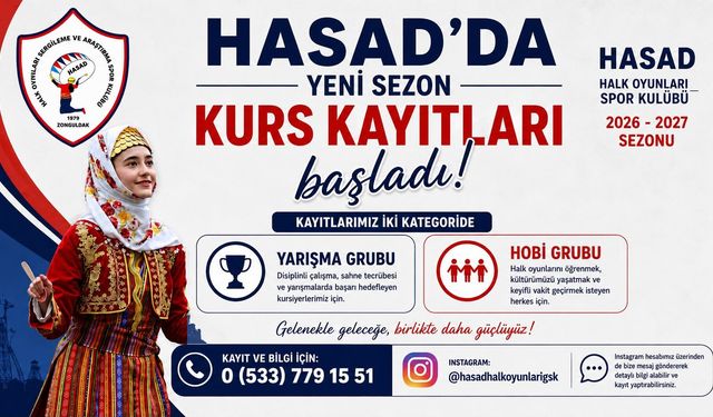 HASAD’da yeni sezon kurs kayıtları başladı