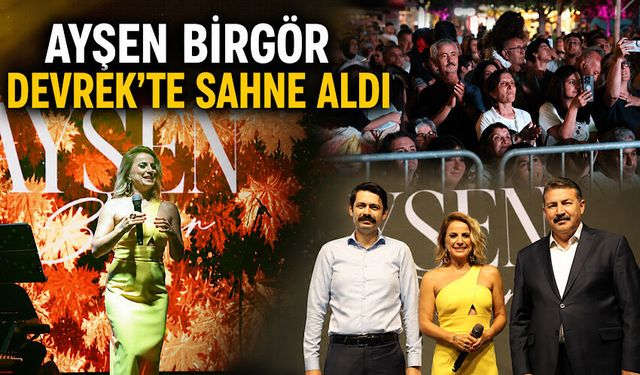 Ayşen Birgör Devrek’te sahne aldı