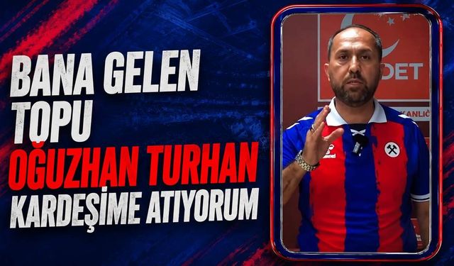 Burak Erol’dan Zonguldakspor’a destek: “Topu alıyorum vuruyorum, gol oluyor”