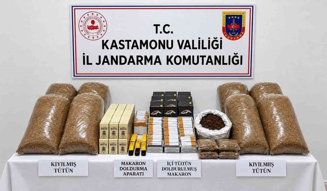 5 bin 480 adet doldurulmuş makaron ele geçirildi