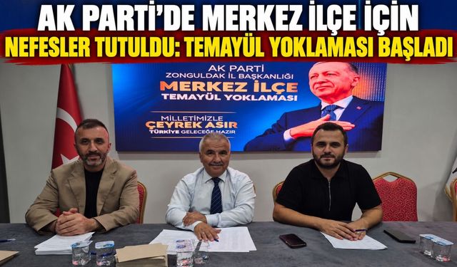 AK Parti'de Merkez İlçe için nefesler tutuldu: Temayül yoklaması başladı
