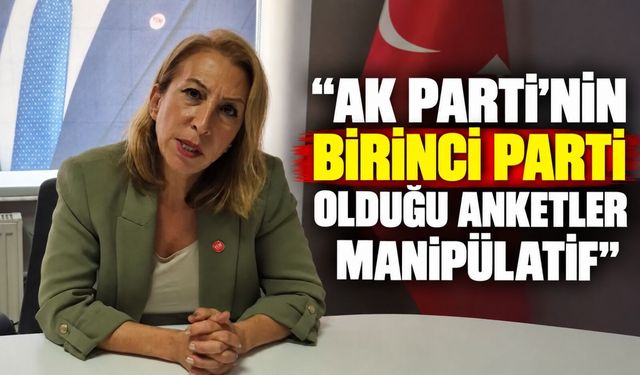 “AK Parti’nin birinci parti olduğu anketler manipülatif”