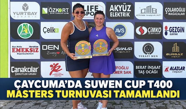 Çaycuma’da Suwen Cup T400 Masters Turnuvası tamamlandı