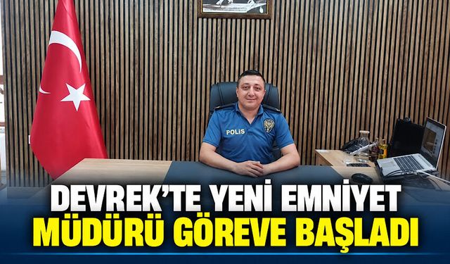 Devrek'te yeni emniyet müdürü göreve başladı