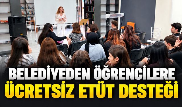 Belediyeden öğrencilere ücretsiz etüt desteği