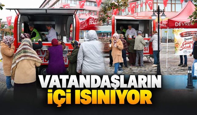 Vatandaşların içi ısınıyor