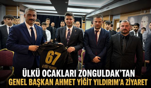 Ülkü Ocakları Zonguldak’tan Genel Başkan Ahmet Yiğit Yıldırım’a ziyaret