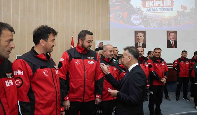 Arama kurtarma ekipleri akreditasyon belgelerini aldı