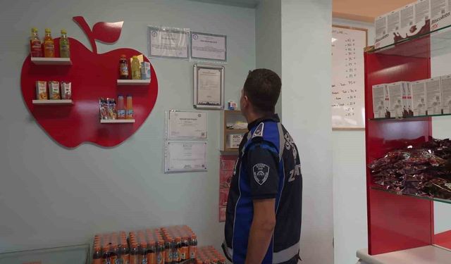 Okul kantinlerinde hijyen ve etiket denetimi yapıldı