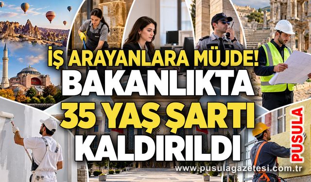 İş arayanlara müjde! Bakanlıkta 35 yaş şartı kaldırıldı