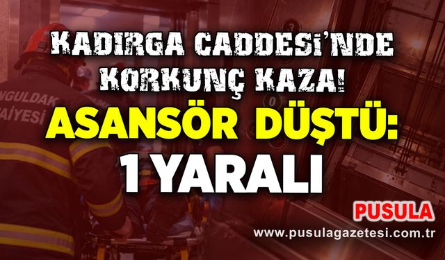 Kadırga Caddesi’nde korkunç kaza, asansör düştü: 1 yaralı