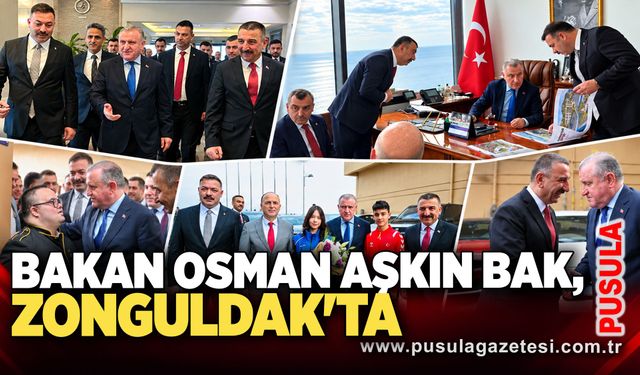Bakan Osman Aşkın Bak, Zonguldak'ta