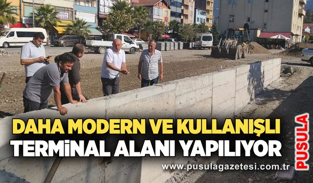 Daha modern ve kullanışlı terminal alanı yapılıyor