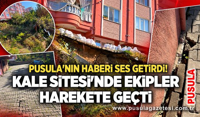 Pusula'nın haberi ses getirdi! Kale Sitesi'nde ekipler harekete geçti