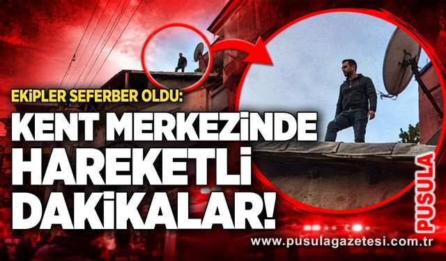Ekipler seferber oldu: Kent merkezinde hareketli dakikalar!