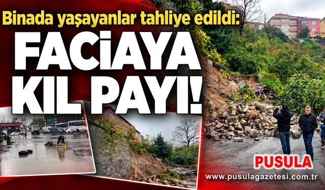 Binada yaşayanlar tahliye edildi: Faciaya kıl payı!