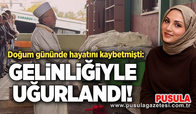 Doğum gününde hayatını kaybetmişti: Gelinliğiyle uğurlandı!