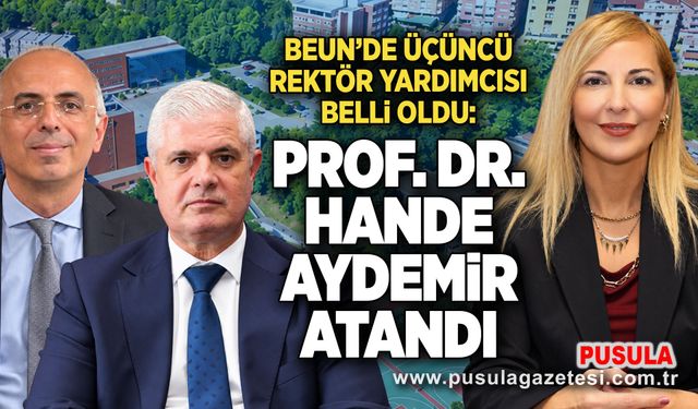 BEUN’de üçüncü rektör yardımcısı belli oldu: Prof. Dr. Hande Aydemir atandı