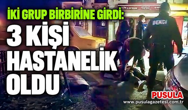 İki grup birbirine girdi: 3 kişi hastanelik oldu