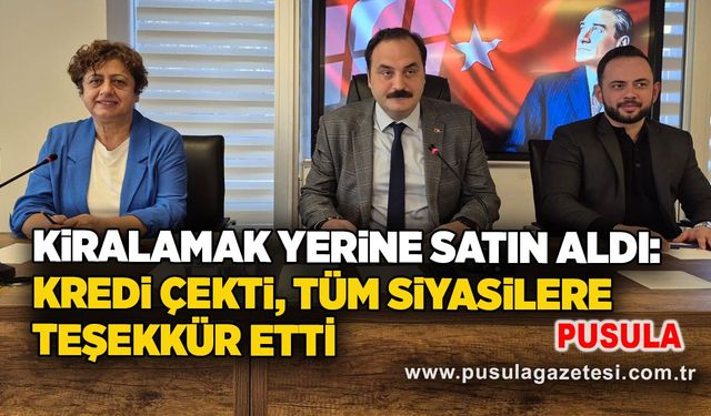 Kiralamak yerine satın aldı: Kredi çekti, tüm siyasilere teşekkür etti
