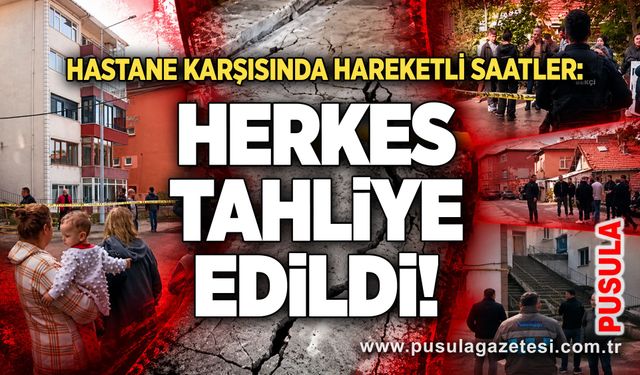 Hastane karşısında hareketli saatler: Herkes tahliye edildi!