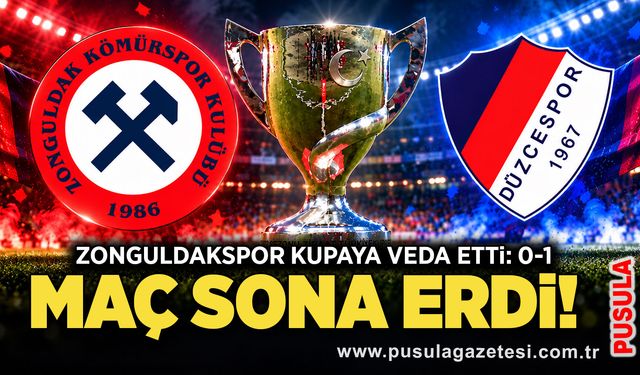 Zonguldakspor kupaya veda etti: 0-1
