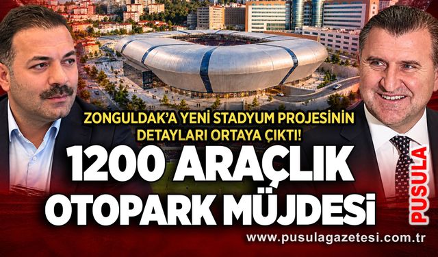 Zonguldak’a yeni stadyum projesinin detayları ortaya çıktı! 1200 araçlık otopark müjdesi